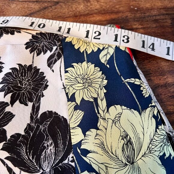 Jason Wu Floral Print Silk A-Line Skirt Sz 2 Multicolor - Picture 7 of 11